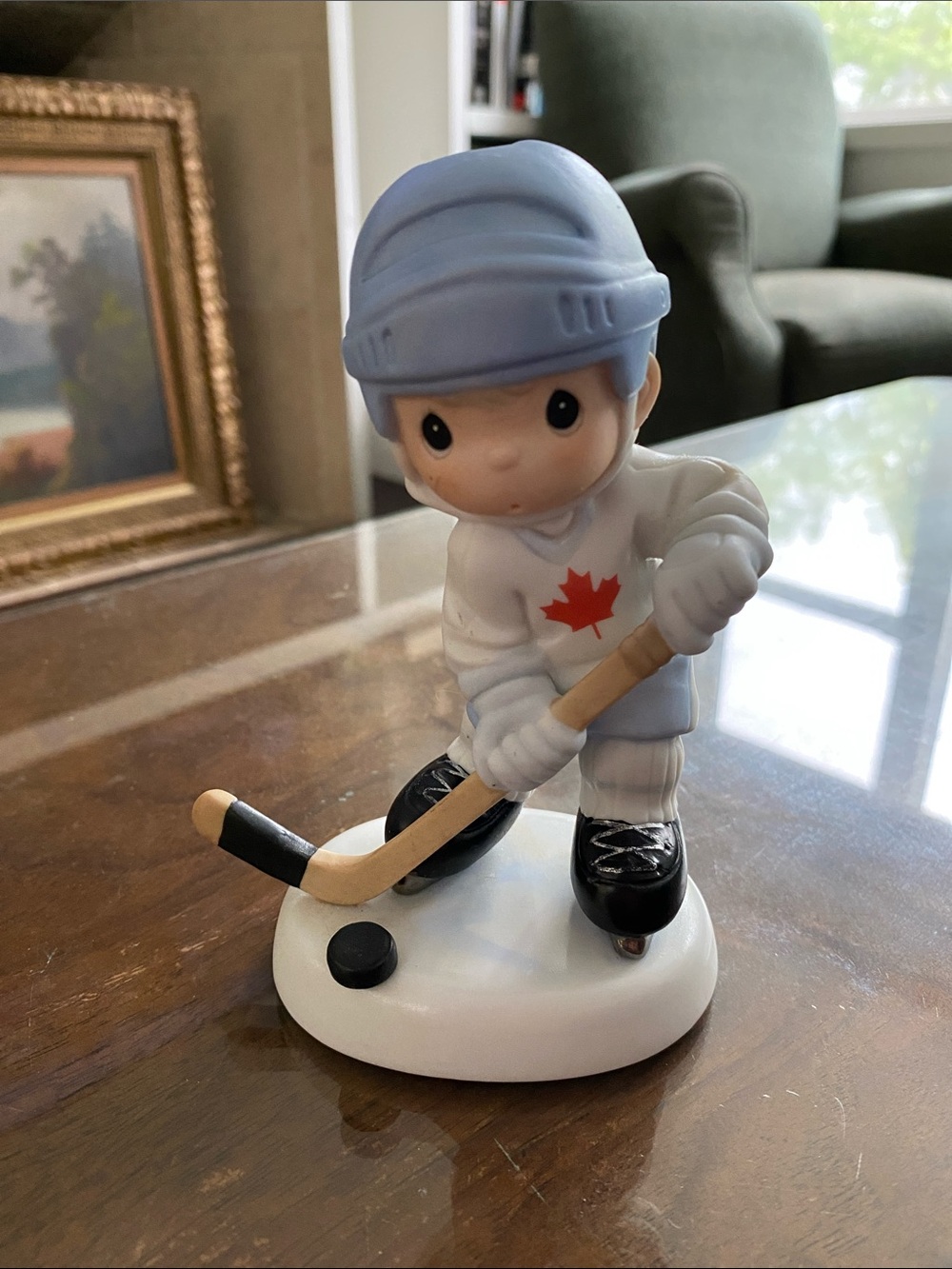 1998 Precious Moments Let’s Keep Our Eye’s on the Goal 99 Gretzky Enesco 549975